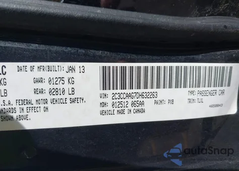 2013 Chrysler 300 Motown from USA, damaged, VIN 2C3CCAAG7DH632263